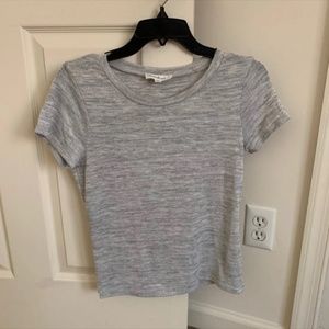 Gray Knit T-Shirt (Small)